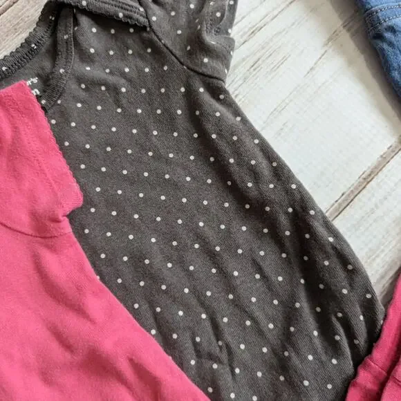 Carter's Toddler Girl Onsie and pant 7 piece bundle sz 12 M - Picture 5 of 6